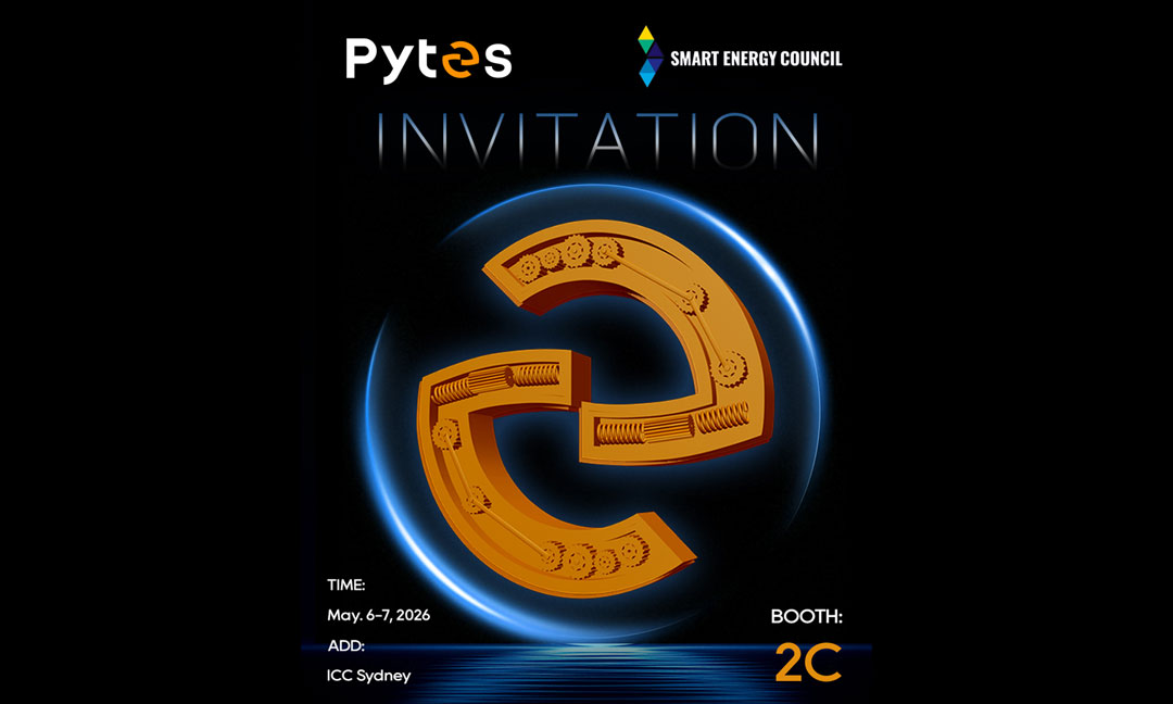 Pytes to Showcase Next-Gen Energy Storage Solutions at Smart Energy 2026 Sydney